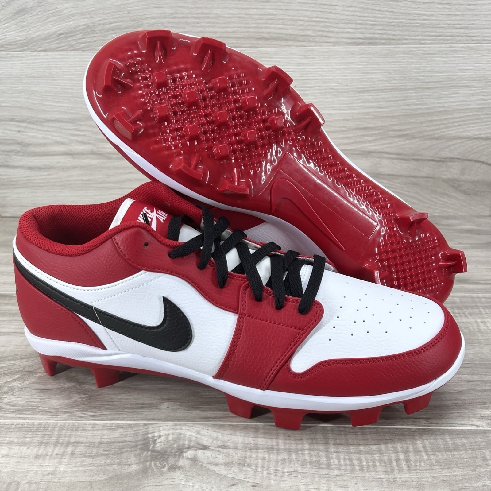 Nike Air Jordan 1 Retro Mcs Low Chicago Baseball Cleats Cj8524-611 Men's Size 14